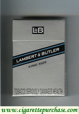 L&B Lambert and Butler King Size cigarettes hard box